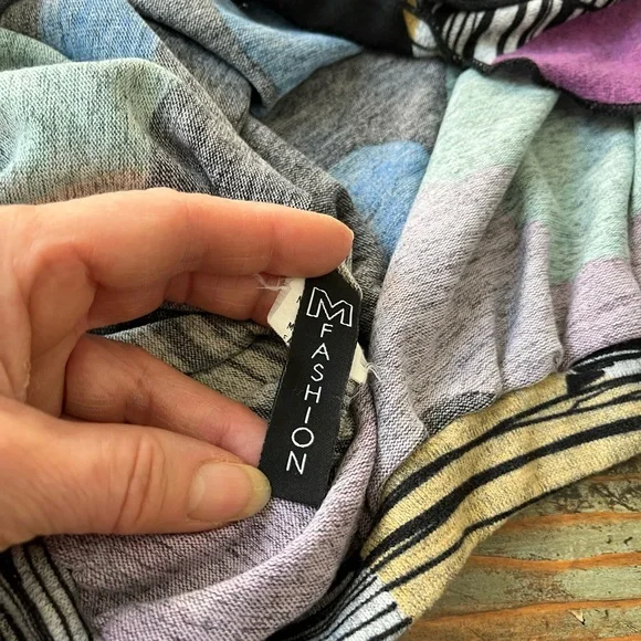 Multicolor Abstract Women's Dress - Picture 7 of 10